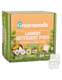 Bolsas de detergente ecológicas Greenseedz 64 unidades aroma fresco