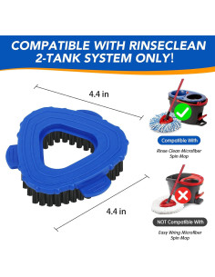 Cabezal de Fregona Oceda para Sistema RinseClean 2 Tanques - 2 Pcs 2