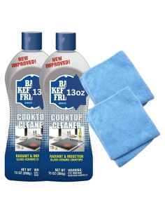 Limpiador de Cocina Bar-Keeper's Friend 2x13 oz + 2 Paños Microfibra 35x35 cm