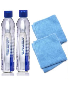 Limpiador de Cocina Bar-Keeper's Friend 2x13 oz + 2 Paños Microfibra 35x35 cm 2