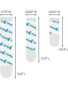 Tiras de recarga transparentes Command 6 unidades surtidas 2
