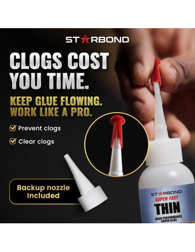 Adhesivo Instantáneo CA Starbond Super Rápido Delgado 56.7g