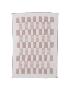 Manta Check Tile CozyChic Barefoot Dreams 137x183 cm