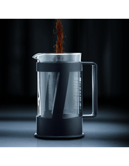 Cafetera de Émbolo Bodum Crema 8 Tazas 1 Litro Manual