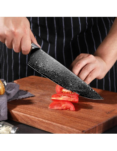 Cuchillo de Chef Freelander 20.32 cm Damasco VG10 Mango Nogal 2