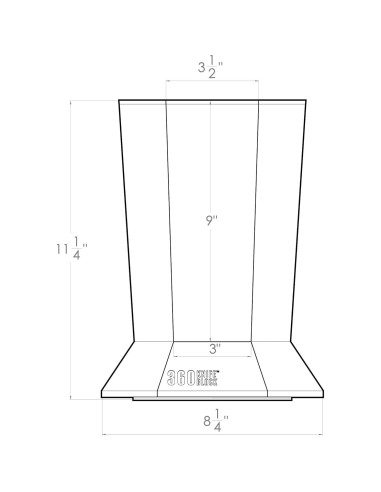 Bloque de Cuchillos Magnético Rotativo 360 Knife Block Nuez
