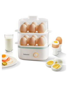 Cocedor de Huevos Eléctrico Kawu para 12 Huevos con Apagado Automático