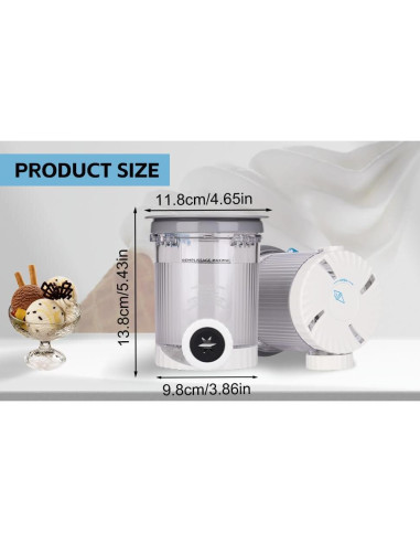 Paquete de 2 Pintas y Tapas Ninja CREAMi NC700, Libre BPA