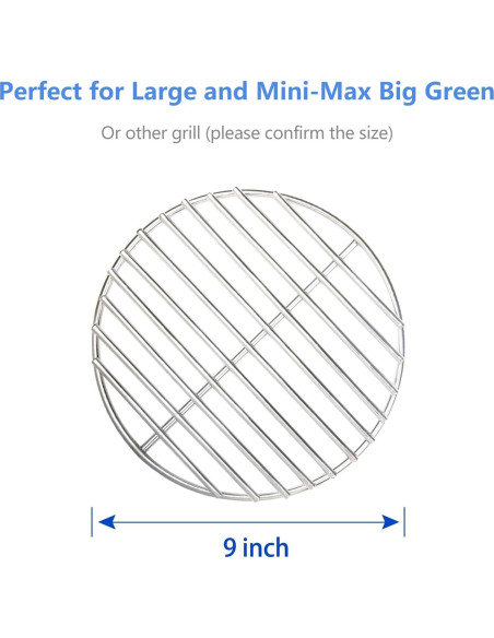 Parrilla de Carbón KAMaster 23 cm Acero Inoxidable Resistente