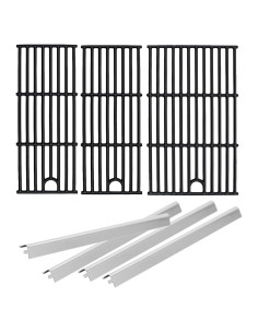 Rejilla de Parrilla BQMAX 17" y Placa de Calor Charbroil 4 Quemadores