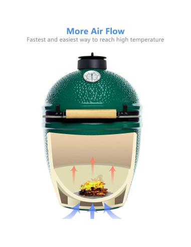 Parrilla de Carbón KAMaster 23 cm Acero Inoxidable Resistente