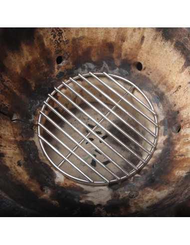 Parrilla de Carbón KAMaster 23 cm Acero Inoxidable Resistente