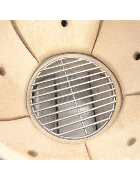 Parrilla de Carbón KAMaster 23 cm Acero Inoxidable Resistente