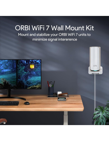Soporte de Pared para Router Orbi WiFi 7 NETGEAR - Blanco