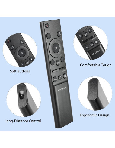 Control Remoto AH81-15047A Compatible Barra de Sonido Samsung