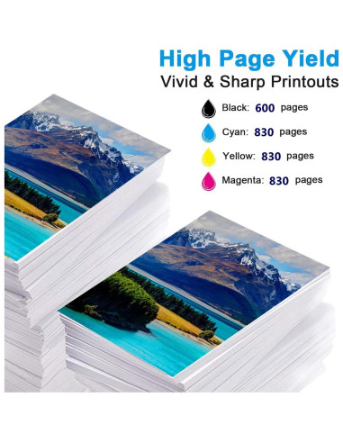 Cartuchos de tinta Canon PGI-280XXL CLI-281xxl - Paquete de 5