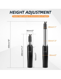 Cilindro de Gas Herman Miller Aeron 500 lbs Alta Resistencia 2