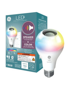 Bombilla LED+ GE A21 con Altavoz Bluetooth y Control Remoto