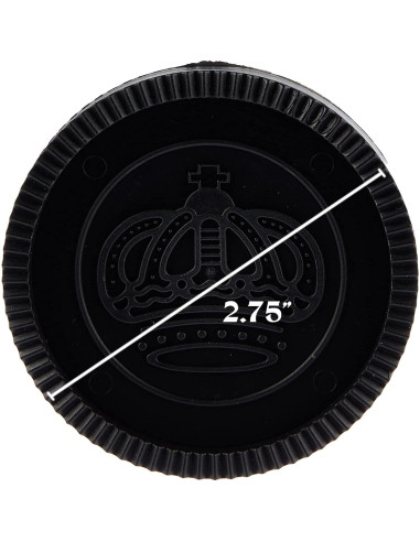 24 Fichas de Damas Jumbo Brybelly - Piezas de Plástico 7 cm