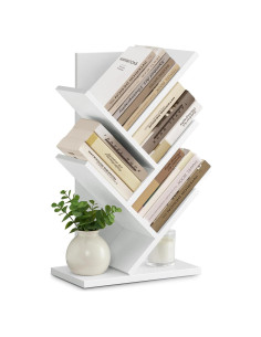 Estante de Esquina VASAGLE 5 Niveles Blanco Nube Ahorra Espacio