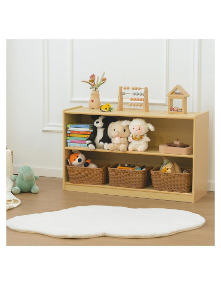 Estantería Montessori Kidi House 2 Niveles 99.8x33x61cm Madera