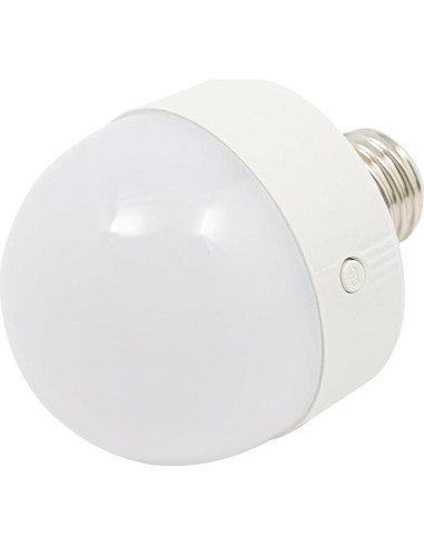 Bombilla Recargable Lemoeyes E26 E27 RGB con Control Remoto