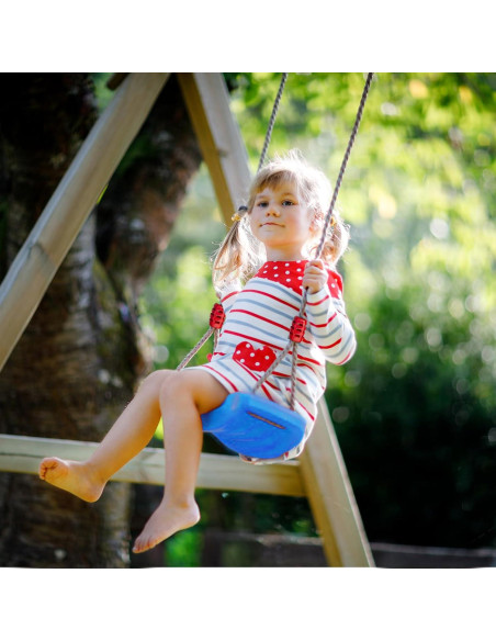 Asiento de Columpio IFOYO Azul para Niños Interiores y Exteriores Asiento de Columpio IFOYO Azul para Niños Interiores y Exteriores