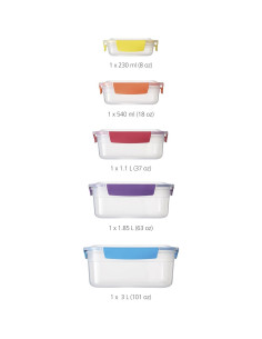 Conjunto de 10 Contenedores de Almacenamiento Joseph Joseph 2