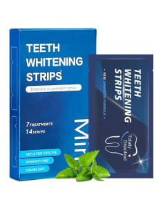 Tiras Blanqueadoras de Dientes OHOO - 14 Tiras Menta