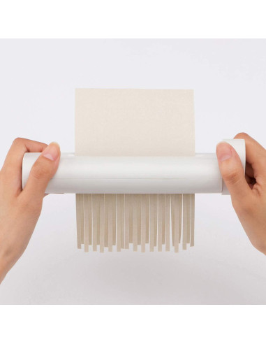 Trituradora de Mano Muji Pequeña para Documentos Sensibles
