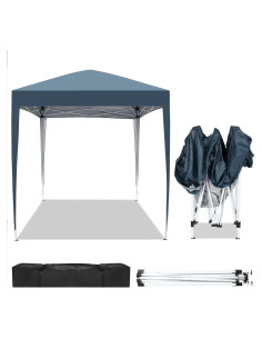 Carpa Instantánea Portátil Gearvato 2x2m Impermeable Azul