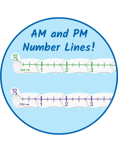 Reloj de Enseñanza Analógico hand2mind para Niños - Juego de 1