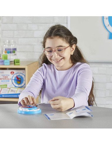 Reloj de Enseñanza Analógico hand2mind para Niños - Juego de 1