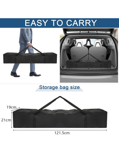 Carpa Instantánea Portátil Gearvato 2x2m Impermeable Azul