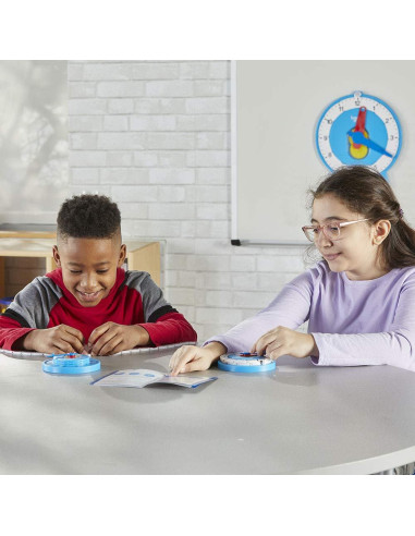 Reloj de Enseñanza Analógico hand2mind para Niños - Juego de 1