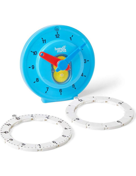 Reloj de Enseñanza Analógico hand2mind para Niños - Juego de 1