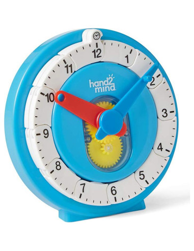 Reloj de Enseñanza Analógico hand2mind para Niños - Juego de 1