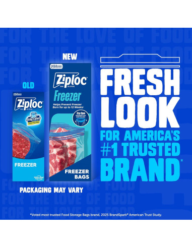 Bolsas de Almacenamiento Ziploc 2 Galones 10 Unidades Reutilizables