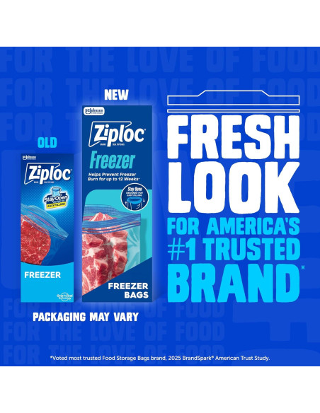 Bolsas de Almacenamiento Ziploc 2 Galones 10 Unidades Reutilizables