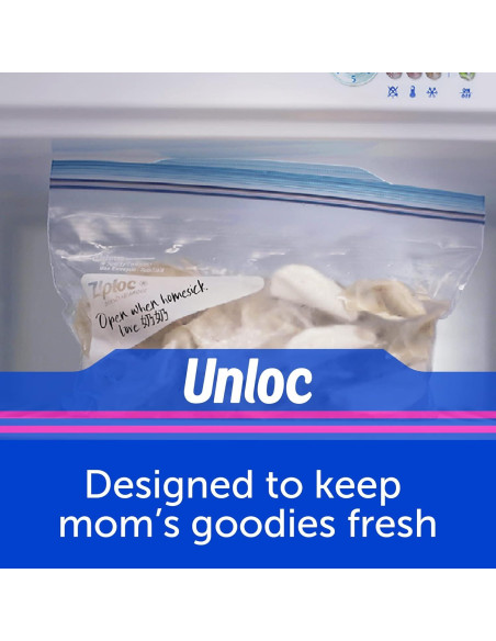 Bolsas de Almacenamiento Ziploc 2 Galones 10 Unidades Reutilizables