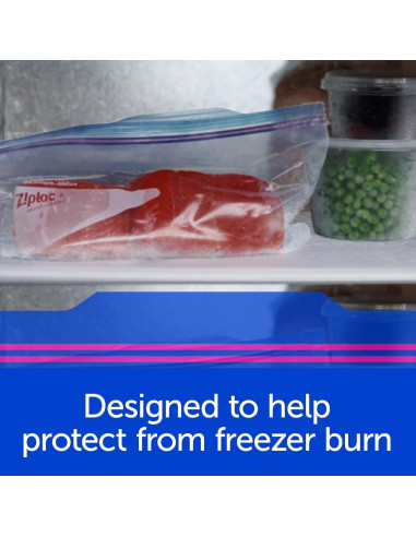 Bolsas de Almacenamiento Ziploc 2 Galones 10 Unidades Reutilizables