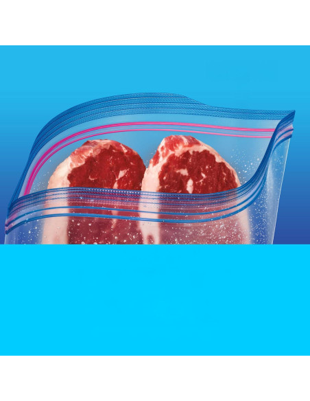 Bolsas de Almacenamiento Ziploc 2 Galones 10 Unidades Reutilizables