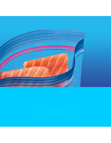 Bolsas de Almacenamiento Ziploc 2 Galones 10 Unidades Reutilizables