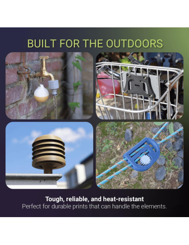 Filamento 3D Polymaker ASA-CF08 1.75mm Negro 0.5kg Resistente UV