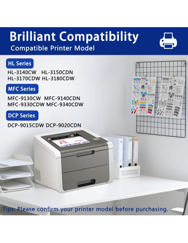 Cartucho de Tóner INKSHOP TN-225 Compatible 4PK (BK/C/M/Y)