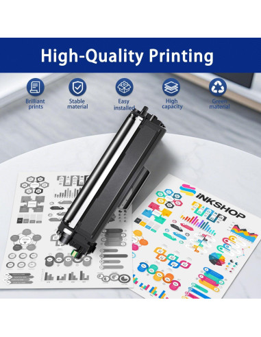 Cartucho de Tóner INKSHOP TN-225 Compatible 4PK (BK/C/M/Y)