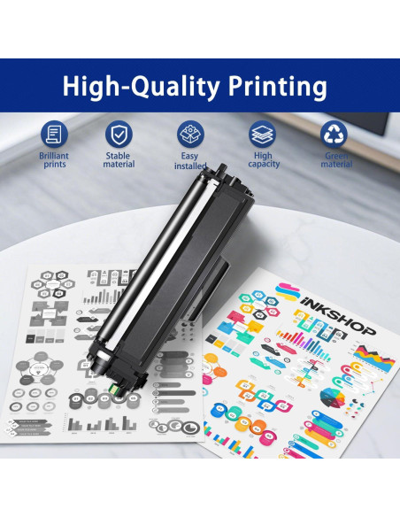 Cartucho de Tóner INKSHOP TN-225 Compatible 4PK (BK/C/M/Y)