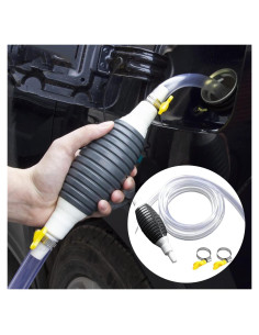 Bomba de Sifón Manual JJMNKMN 1m para Gasolina y Agua