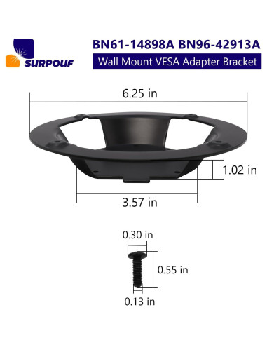 Soporte de Montaje en Pared VESA SURPOUF para Monitores Samsung Odyssey G6 G7 27-49"
