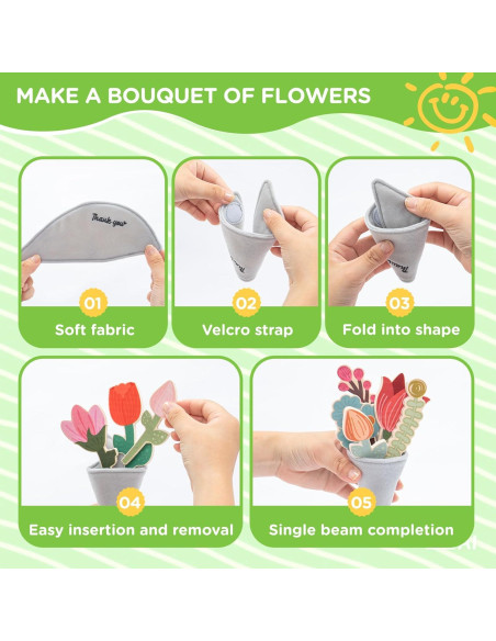 Caja de Jardinería de Madera GNAYUIJ - 30 Piezas Educativas